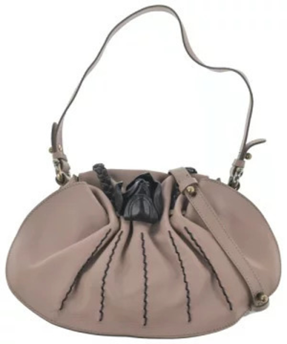 Salvatore Ferragamo Shoulder bag Beige Cream